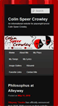Mobile Screenshot of colinspeercrowley.com