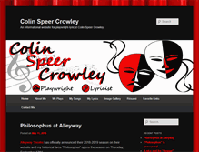 Tablet Screenshot of colinspeercrowley.com